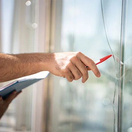 broken glass repair in Edgewater, FL